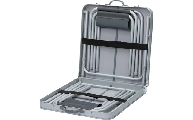 Berger Solo + 4 Hocker Picknicktisch 60 X 120 Cm – Bild 2