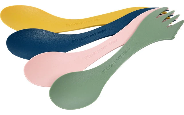 Light My Fire LightMyFire Spork Original Besteck Aus Bioplastik (4er Set)