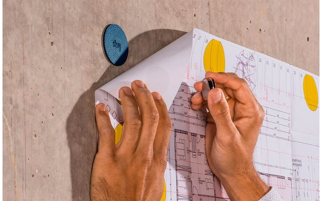 Silwy® Magnet-Pads 6,5 Cm 4er Set Blau – Bild 6