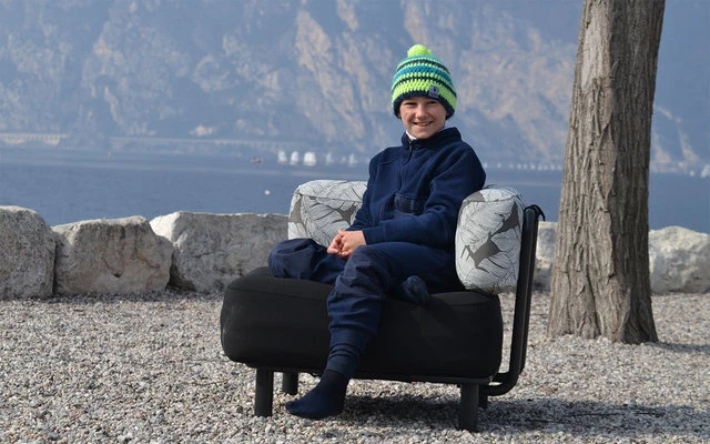 One Bar Element 1 Aufblasbarer Sessel / Sitzelement Black / Light Grey – Bild 7