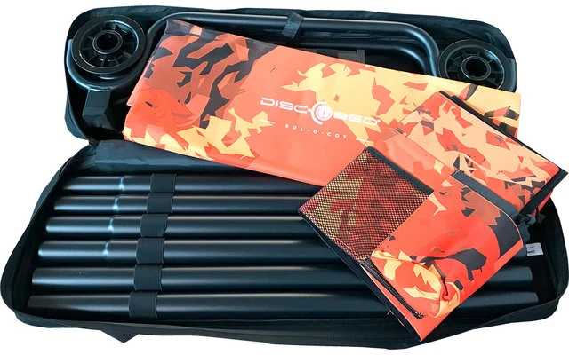 Disc-O-Bed Sol-O-Cot Limited Outdoor Edition Camping Feldbett Mit Seitentasche – Bild 5