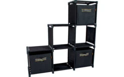 Bo-Camp Industrial Zwart Kommode Inkl. 3 Aufbewahrungsboxen