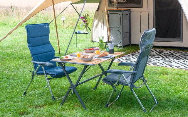 Bo-Camp Olefin Universal Stuhlkissen / Sitzauflage Grau – Bild 4