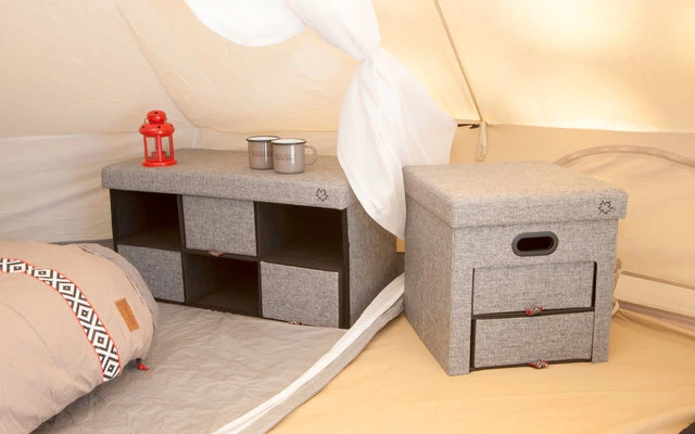 Bo-Camp Urban Outdoor Barnet Ottomane 6 Fächer – Bild 5