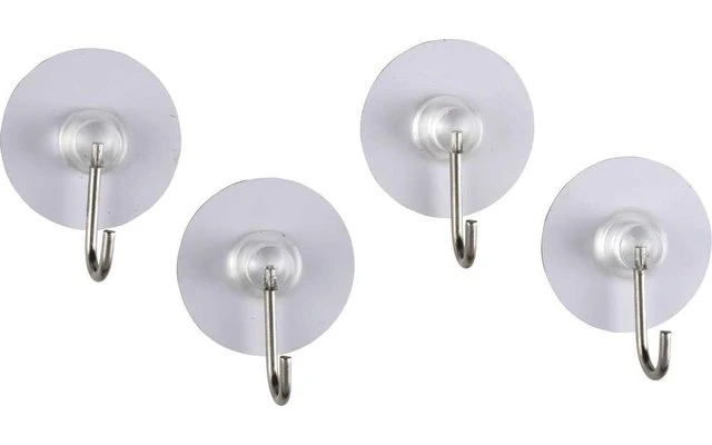 Wenko Static-Loc Nickelhaken Wandhaken Weiß 4er Set – Bild 5