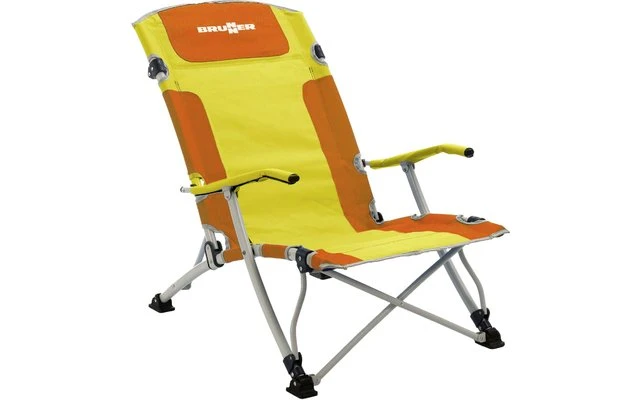 Brunner Bula XL Strandstuhl Gelb/orange – Bild 2