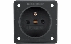 Berker Steckdose Frankreich - Anthrazit Matt
